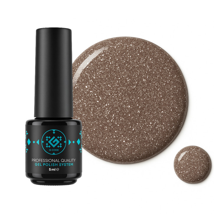 Reflective Gel Polish G-Code — світловідбиваючий гель-лак з мерехтливим ефектом #5